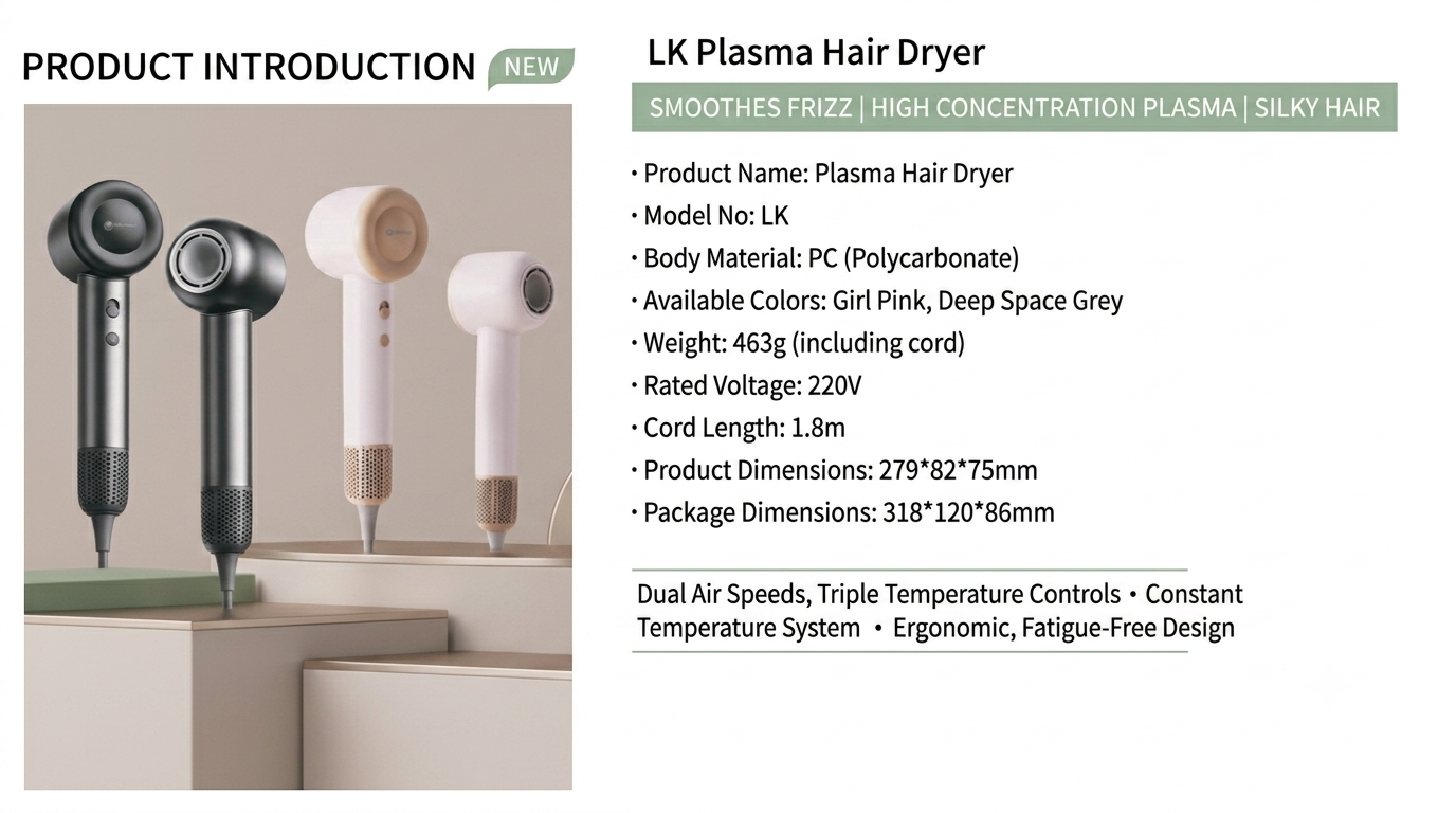 XMT Global LK plasma hair dryer OEM/ODM production