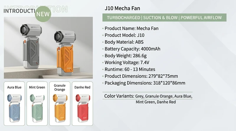 J10 Mecha Fan / Violent Fan - Card